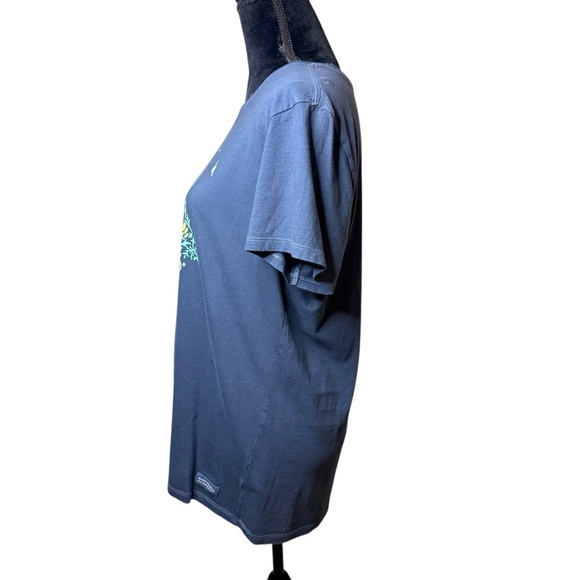 Life is Good | Women's Blue Graphic Tee | 100% Cotton | Sz L - Picture 2 of 7